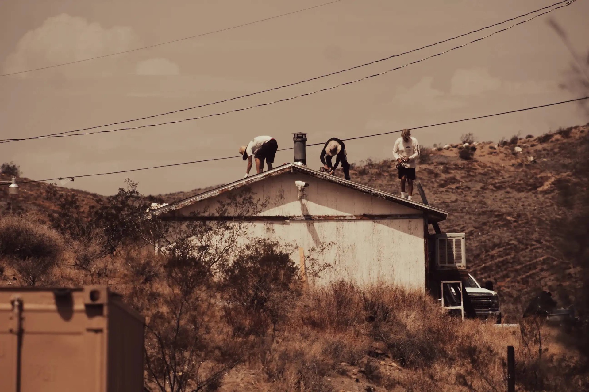 Roofers on roof in Boise, Idaho